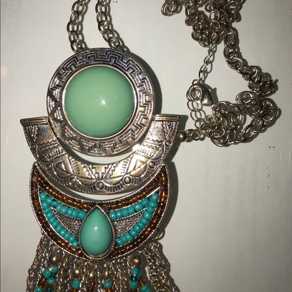 BEAUTIFUL TURQUOISE NECKLACE - Picture 3 of 7